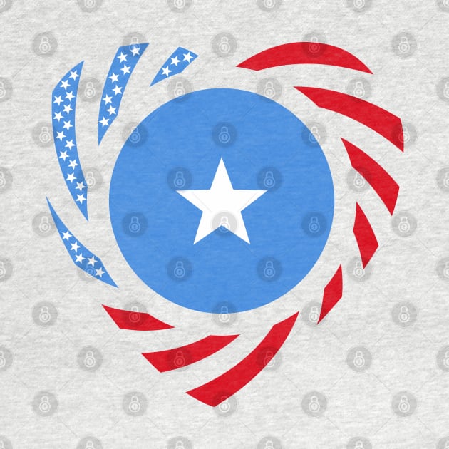 Somali American Multinational Patriot Flag Series (Heart) by Village Values